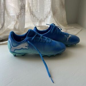 Puma Blue Soccer Cleats
